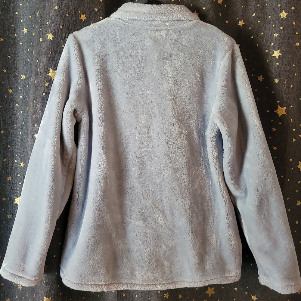 32 Degrees Heat | Light Blue Plush Zip-Up Jacket Medium - Picture 4 of 4